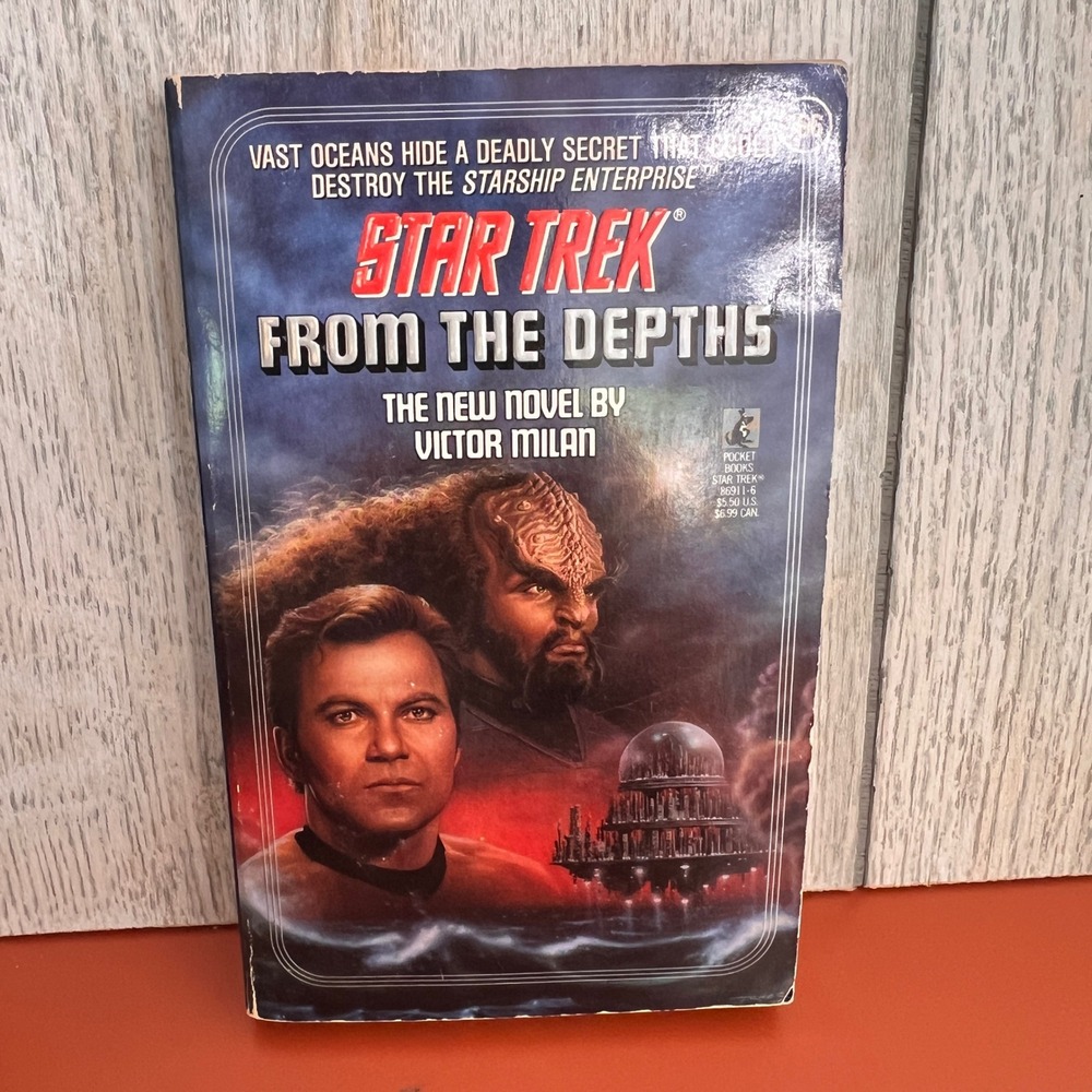 Star Trek From The Depths Victor Milan‎ Pocket Books Paperback 1993 1st Printing